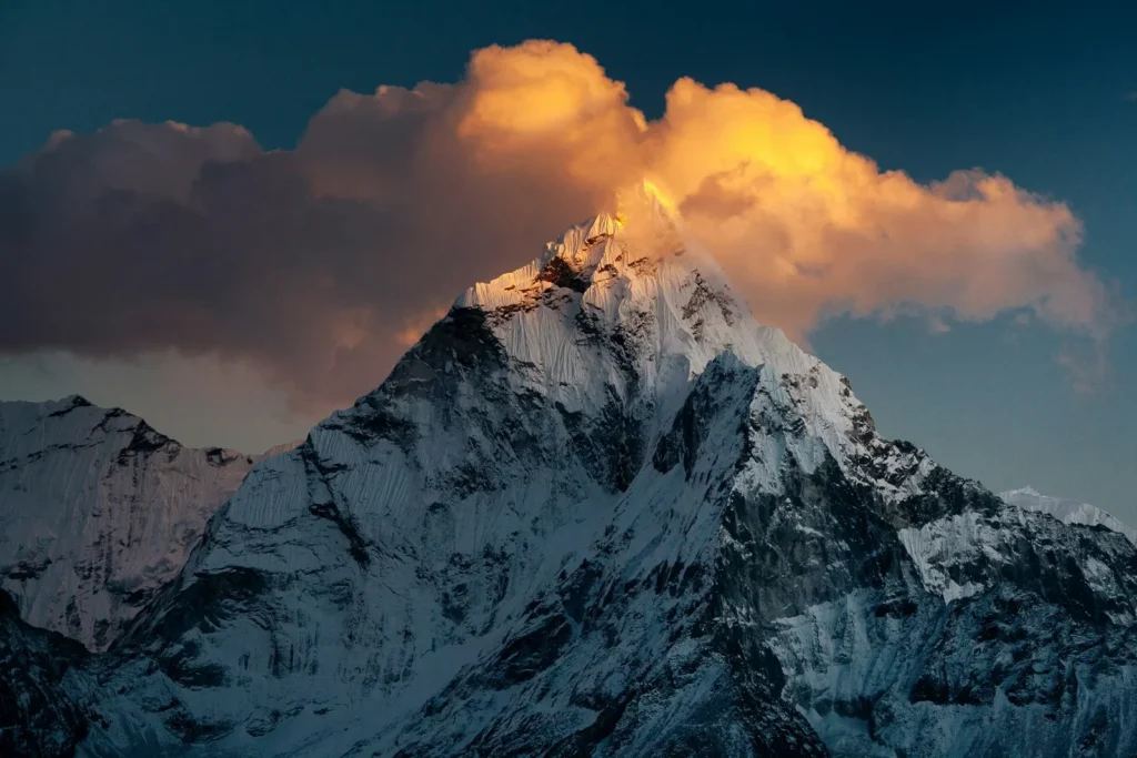 Travellers enjoying Himalayan views on a Nepal tour package from India with Roameaze.