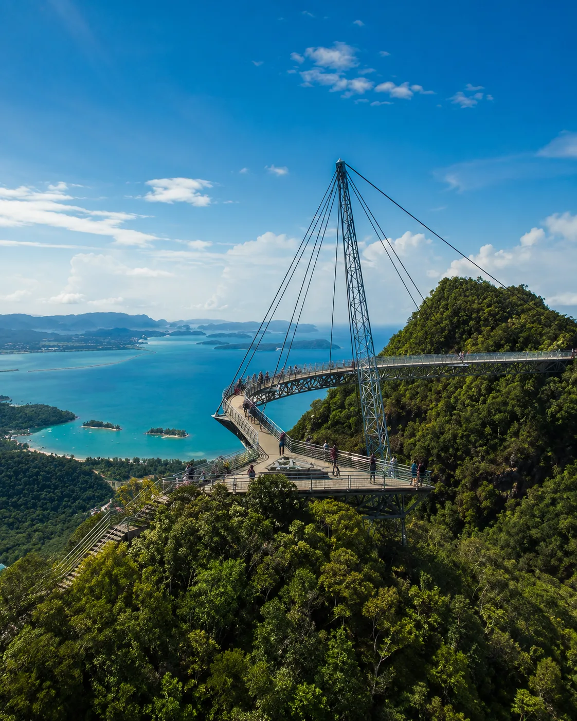Travellers enjoying a Langkawi beach holiday package from India with India's best travel agency Roameaze