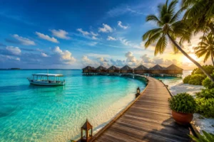 Maldives water villa holiday package from India with India's best travel agency, Roameaze.