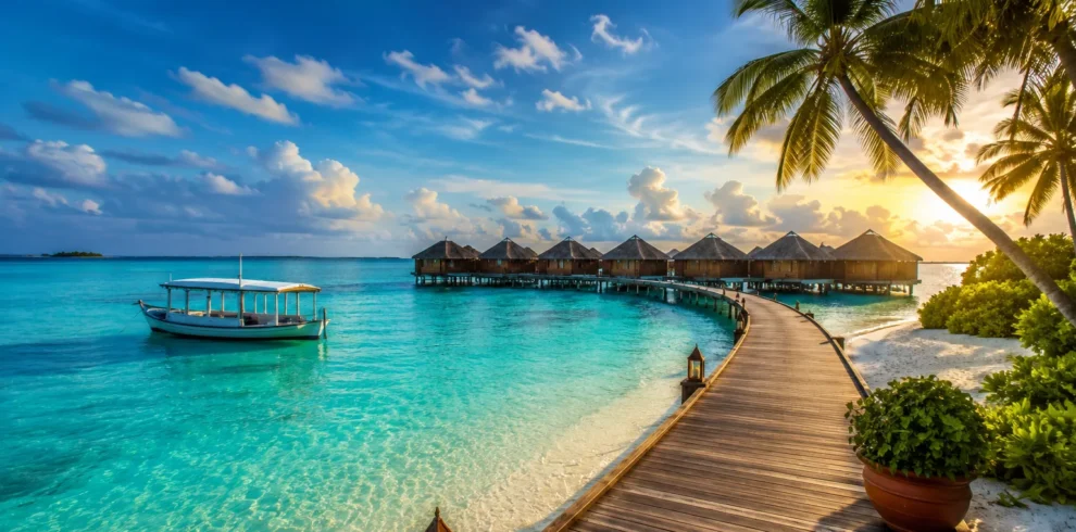 Maldives water villa holiday package from India with India's best travel agency, Roameaze.