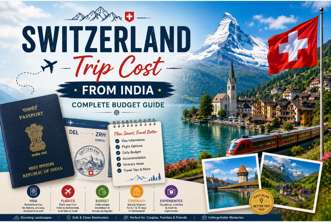 Switzerland Trip Cost from India: Complete Budget Guide
